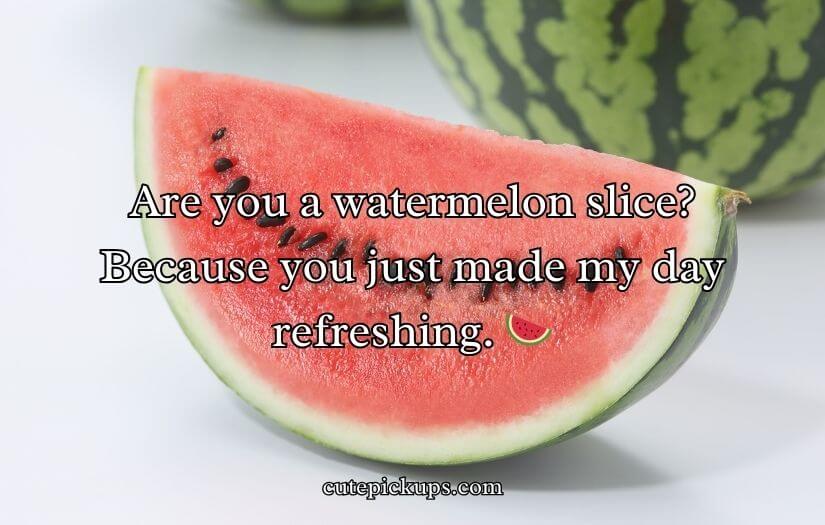 Watermelon Pick Up Lines