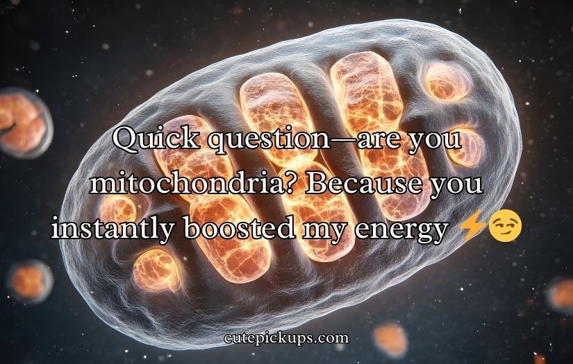 Mitochondria Pick Up Lines