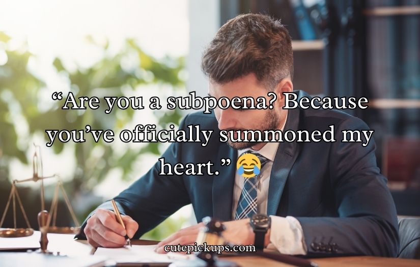 Lawyer Pick Up Lines