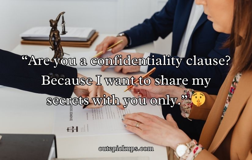 Lawyer Pick Up Lines