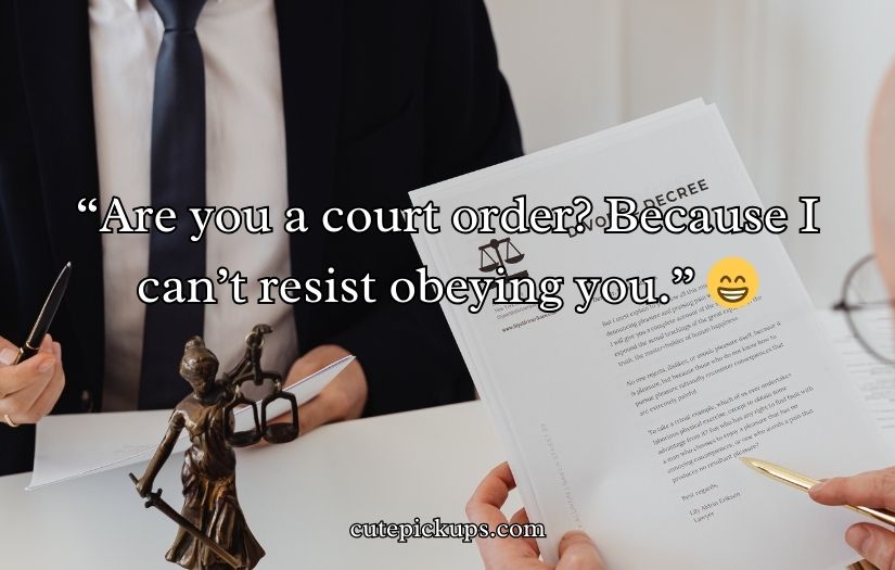 Lawyer Pick Up Lines