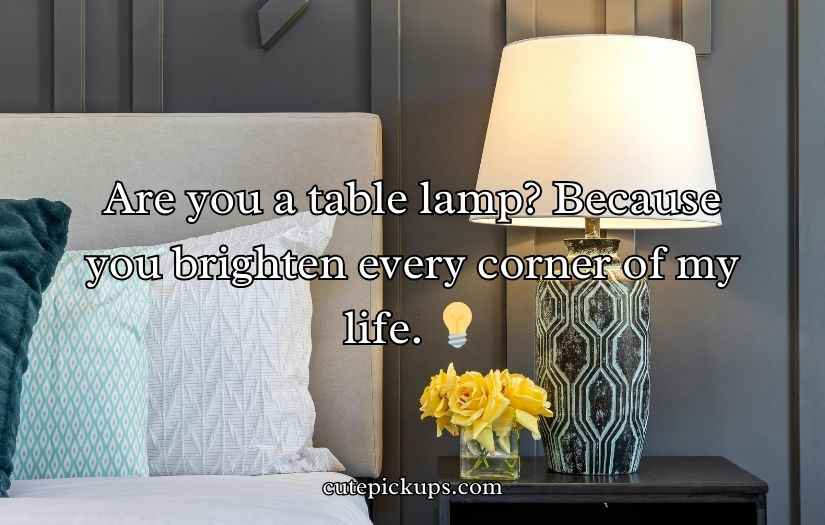 Furniture Pickup Lines