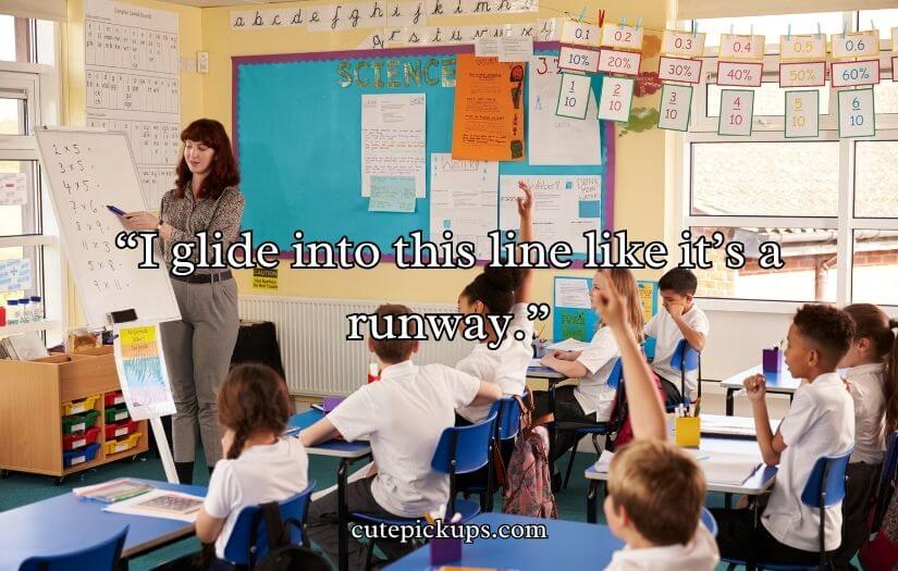 School Pickup Line Mom