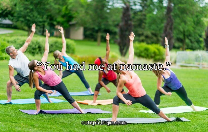 Yoga Pick Up Lines