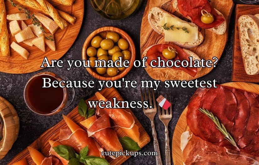 Scrumptious Food Pick-Up Lines