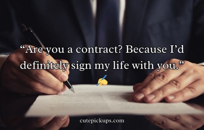 Lawyer Pick Up Lines