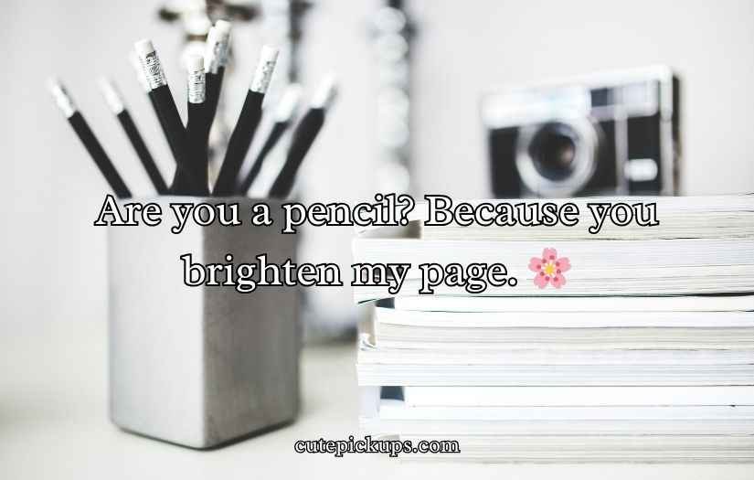 Pencil Pick Up Lines