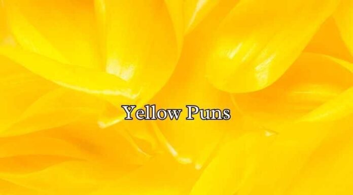 Yellow Puns Yellow Puns