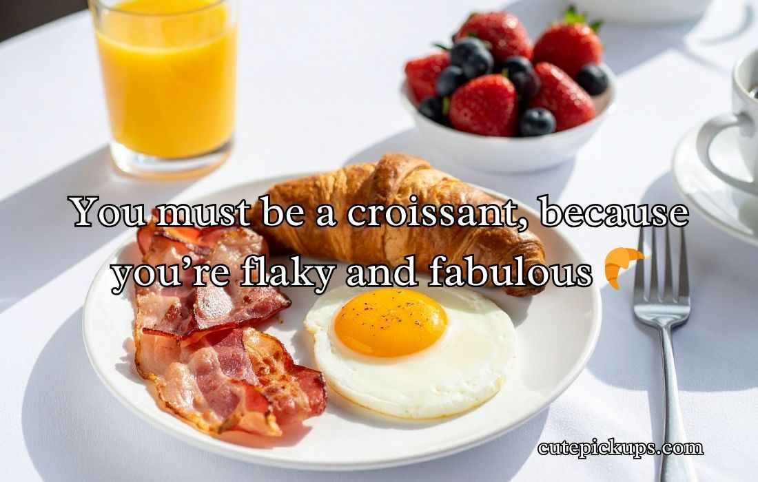 Breakfast Pick Up Lines