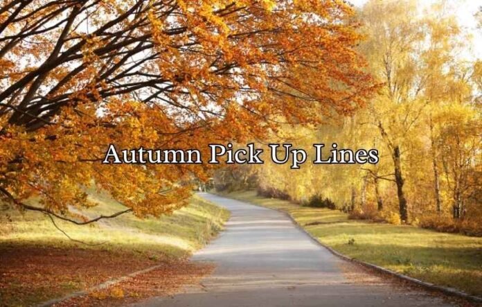 Autumn Pick Up Lines