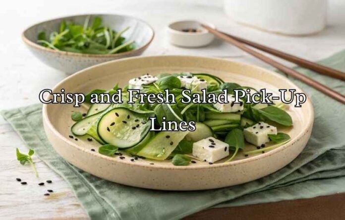 Crisp and Fresh Salad Pick-Up Lines Crisp and Fresh Salad Pick-Up Lines