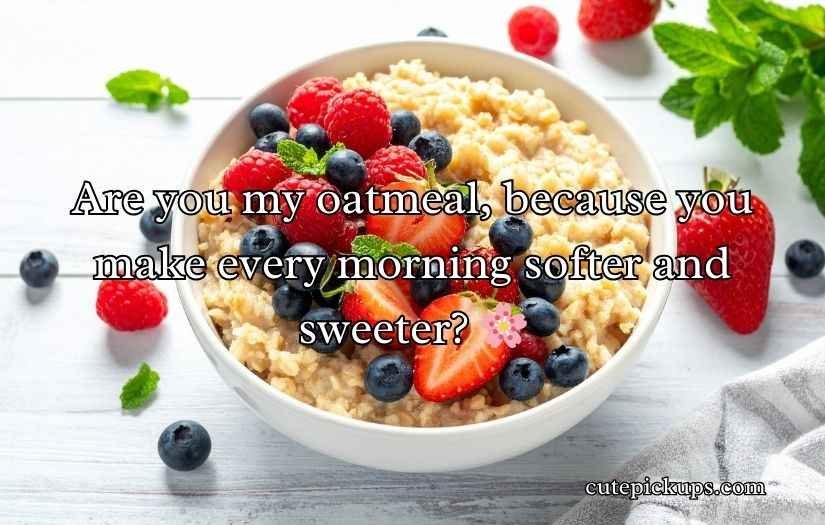Oatmeal Pick Up Lines