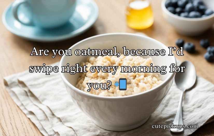 Oatmeal Pick Up Lines