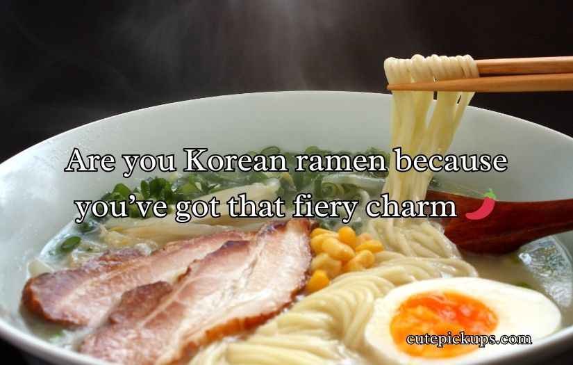 Ramen Pick Up Lines