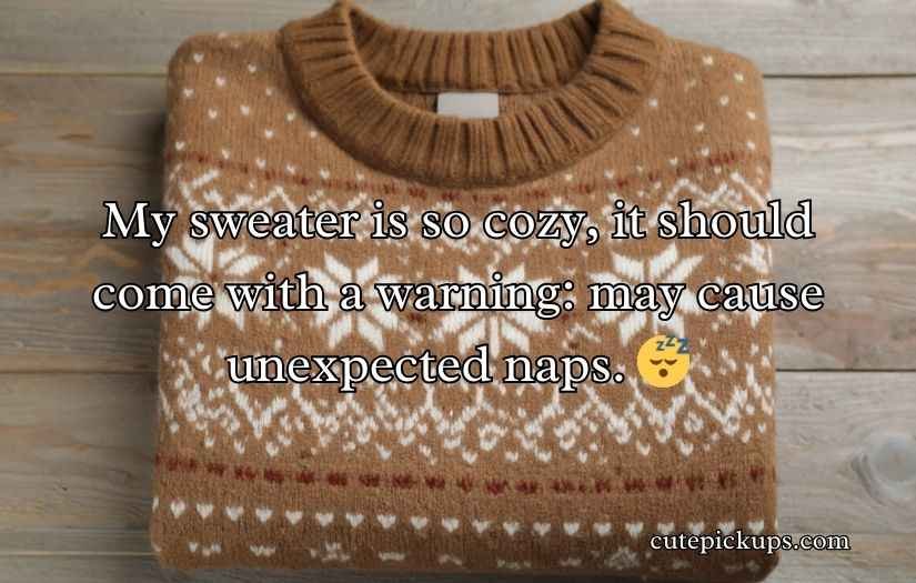 Sweater Puns and Jokes One Liner