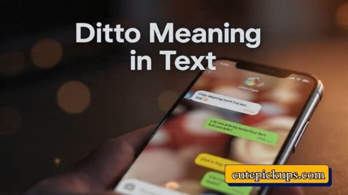 Ditto Meaning in Text