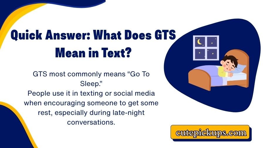GTS Meaning in Text