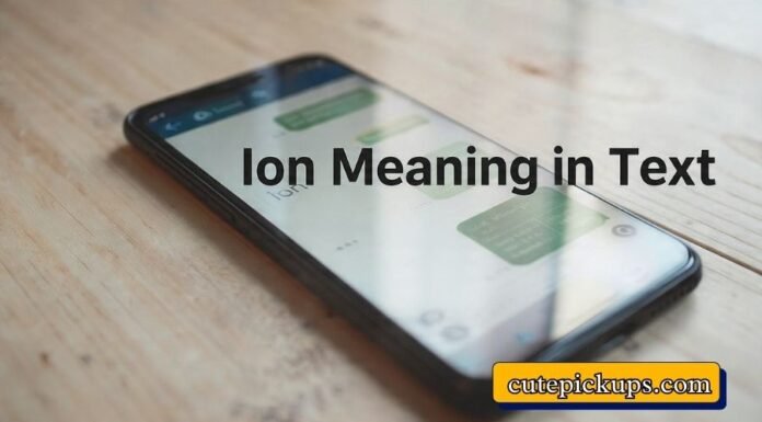 Ion Meaning in Text Ion Meaning in Text