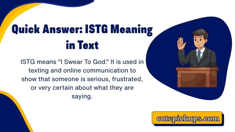 ISTG Meaning in Text
