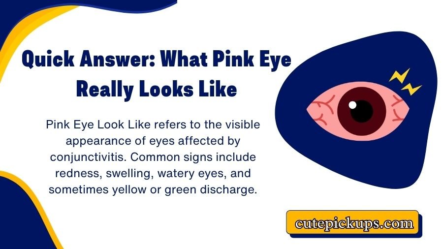 Pink Eye Look Like