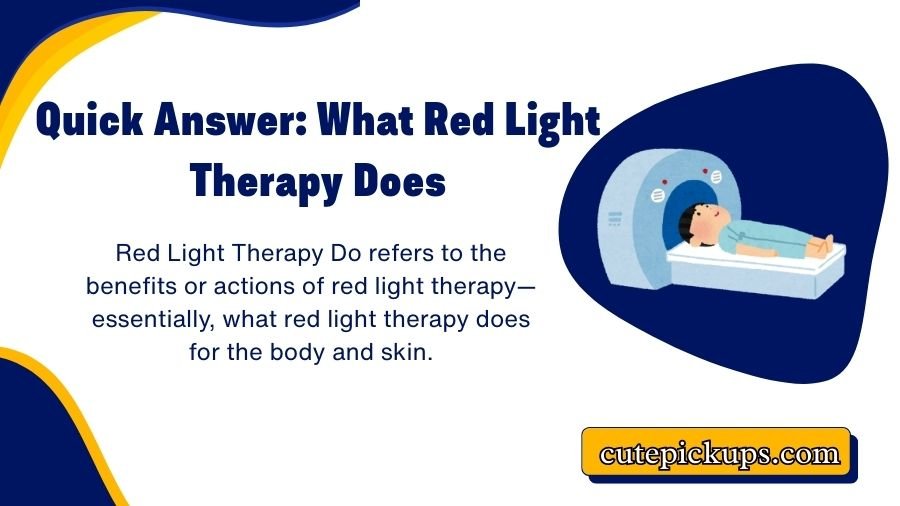 Red Light Therapy Do