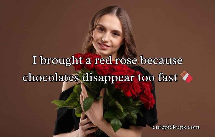 Red Roses Pick Up Lines