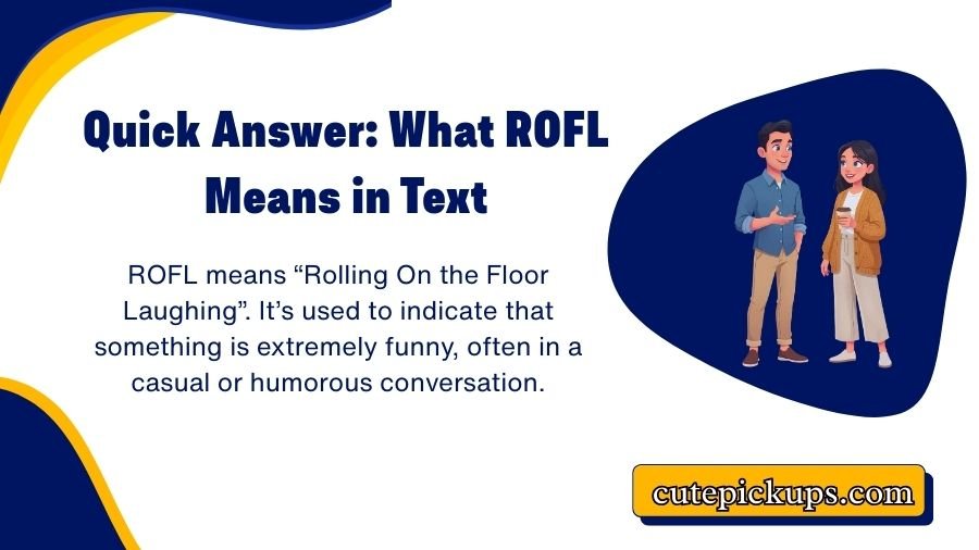 ROFL Meaning in Text