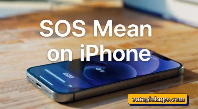 SOS Mean on iPhone SOS Mean on iPhone