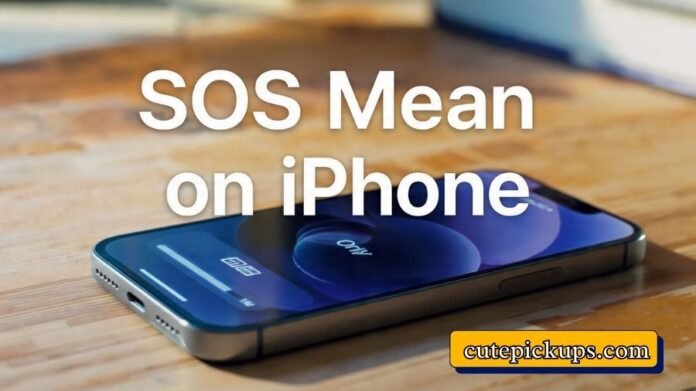 SOS Mean on iPhone