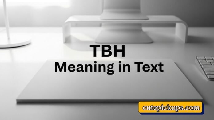 TBH Meaning in Text