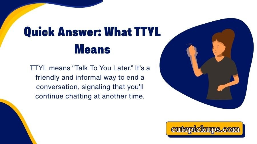 TTYL Meaning in Text