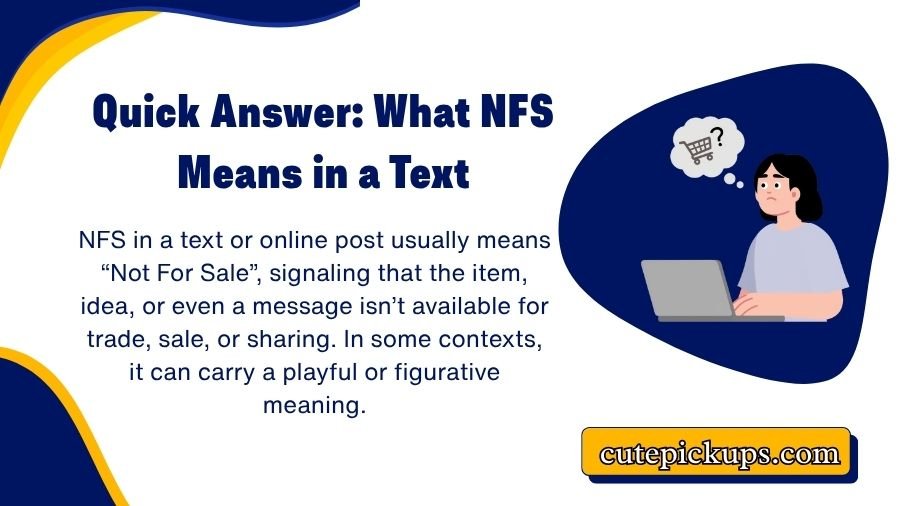 What Does NFS Mean in a Text
