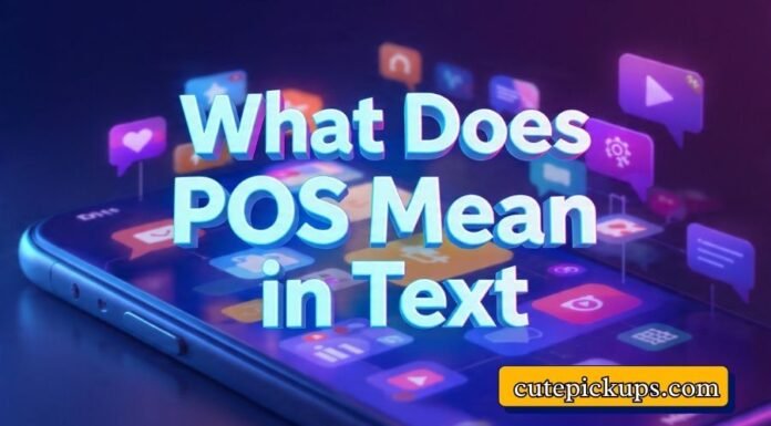 What Does POS Mean in Text What Does POS Mean in Text