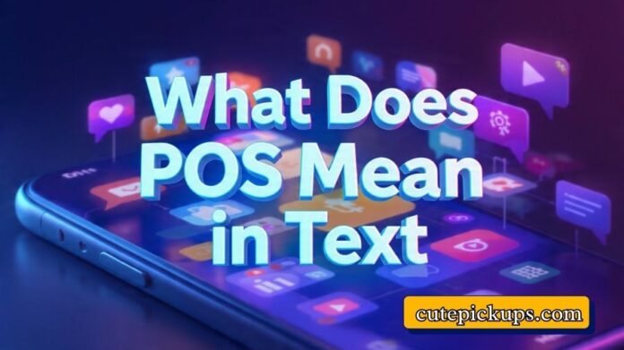 What Does POS Mean in Text What Does POS Mean in Text