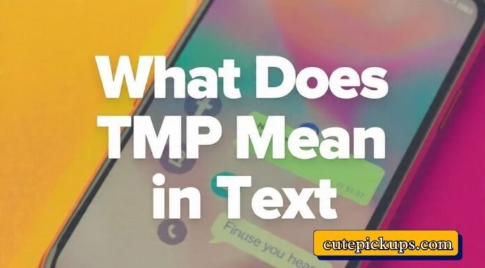 What Does TMP Mean in Text What Does TMP Mean in Text