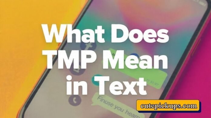 What Does TMP Mean in Text What Does TMP Mean in Text