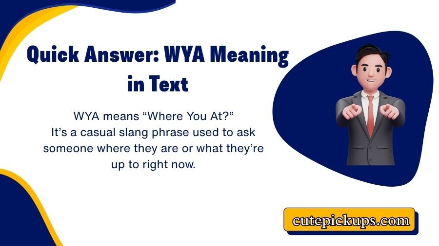 WYA Meaning in Text