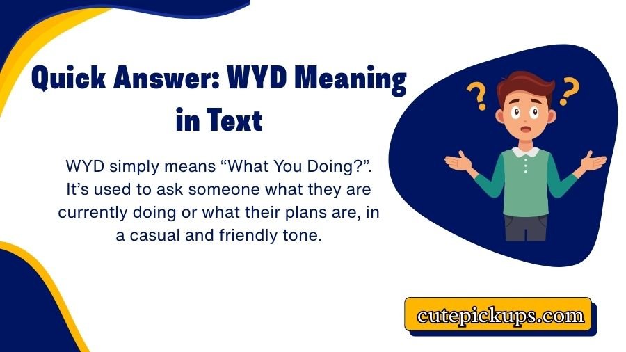 WYD Meaning in Text