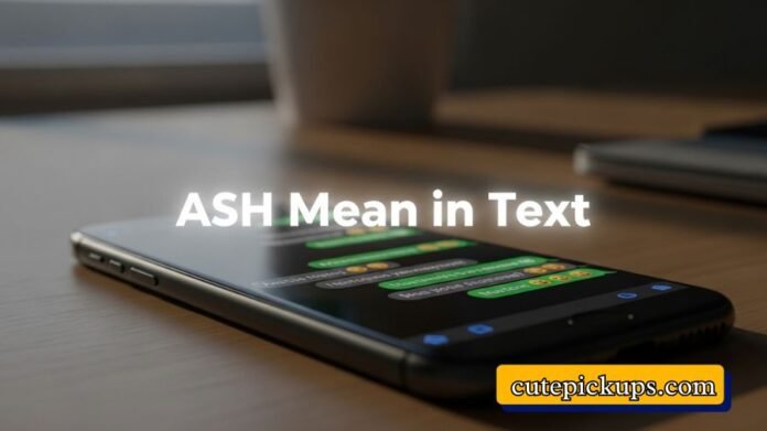ASH Mean in Text