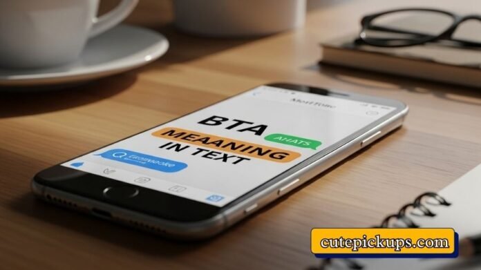 BTA Meaning in Text BTA Meaning in Text