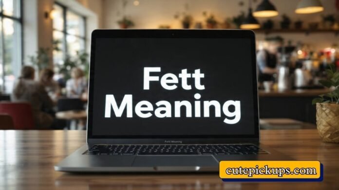Fett Meaning