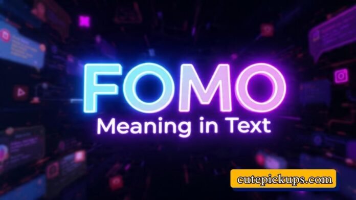 FOMO Meaning in Text FOMO Meaning in Text