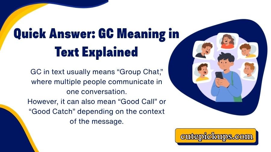 GC Meaning in Text