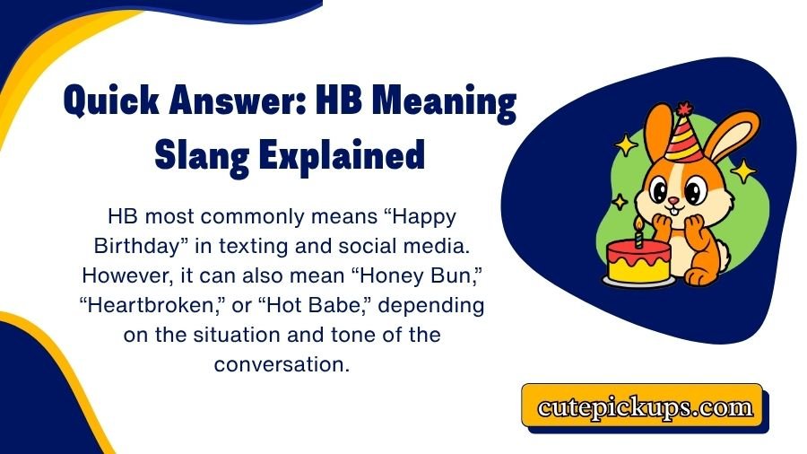 HB Meaning Slang