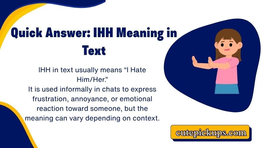 IHH Meaning in Text