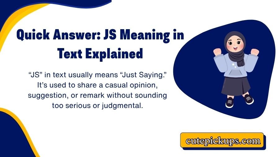 JS Meaning in Text