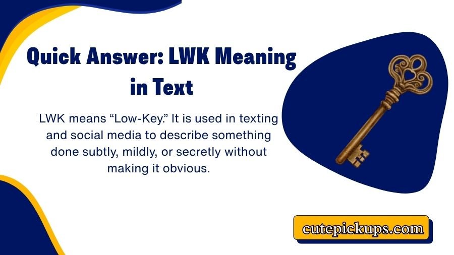 LWK Meaning in Text