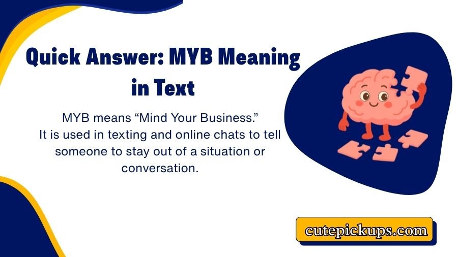 MYB Meaning in Text