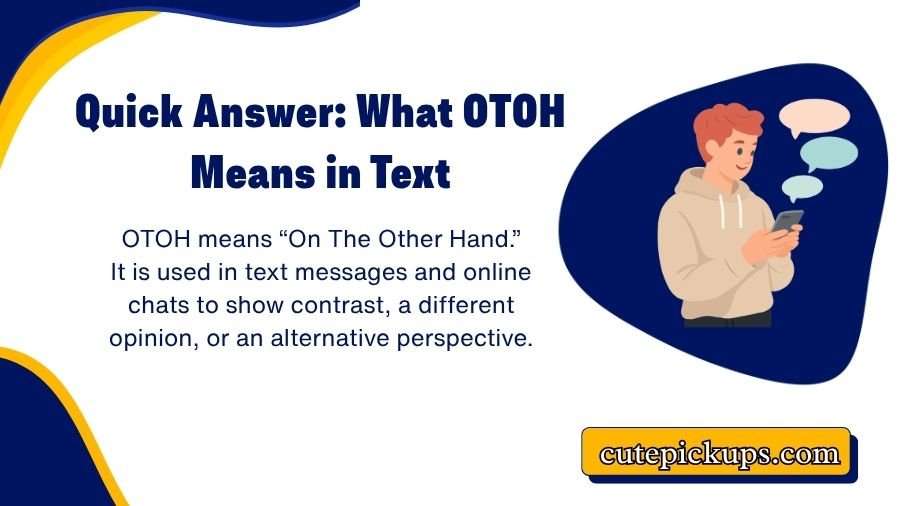 OTOH Means in Text