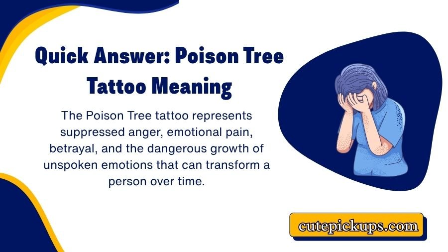 Poison Tree Tattoo Meaning